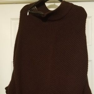 NY&C Burgundy Poncho-$25 firm